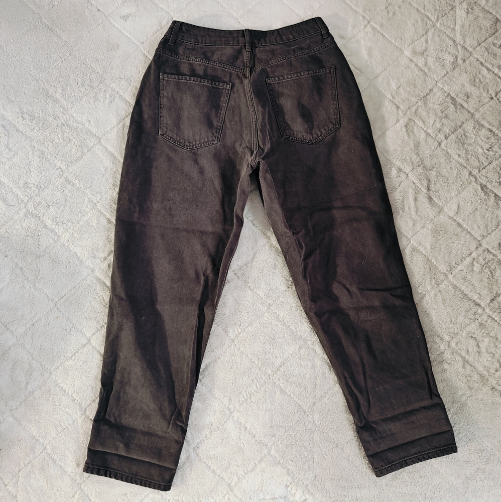 Petite Barrel Chocolate Jeans